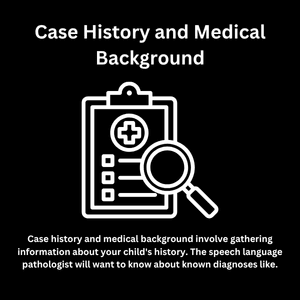 Gathering medical history provides critical context for accurately diagnosing and managing childhood dysarthria cases