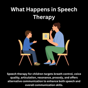 Speech therapy session helps children with childhood dysarthria improve articulation, breath control, and communication